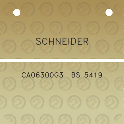 schneider-ca06300g3-bs-5419