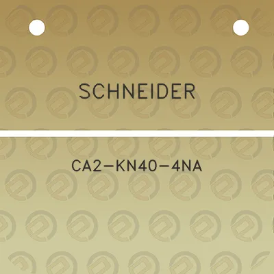 schneider-ca2-kn40-4na