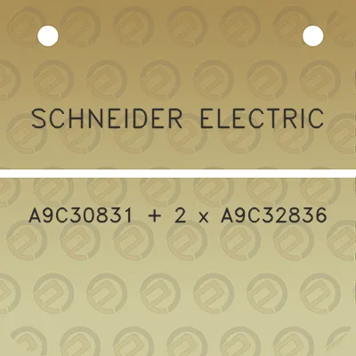 schneider-electric-a9c30831-2-x-a9c32836