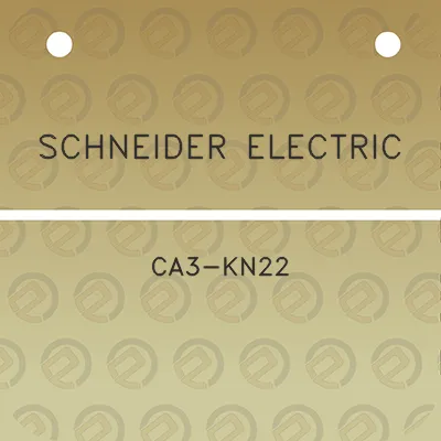 schneider-electric-ca3-kn22