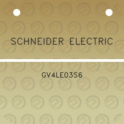 schneider-electric-gv4le03s6