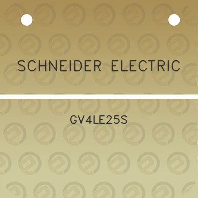 schneider-electric-gv4le25s