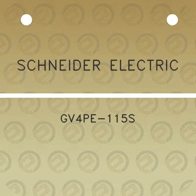 schneider-electric-gv4pe-115s