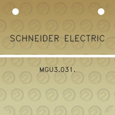 schneider-electric-mgu3031