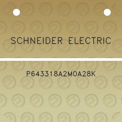 schneider-electric-p643318a2m0a28k