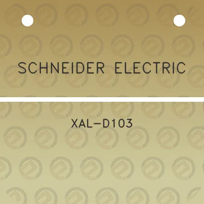 schneider-electric-xal-d103