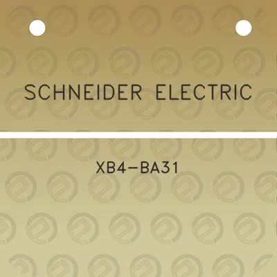 schneider-electric-xb4-ba31