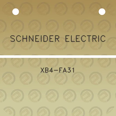 schneider-electric-xb4-fa31