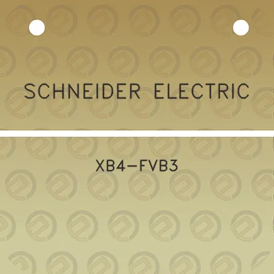 schneider-electric-xb4-fvb3