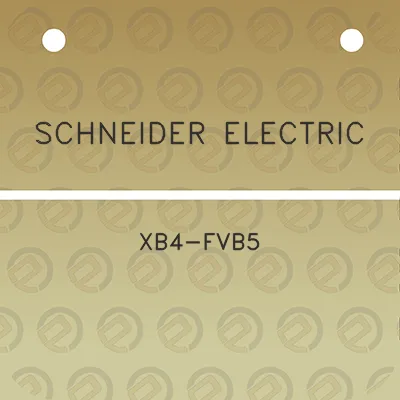 schneider-electric-xb4-fvb5