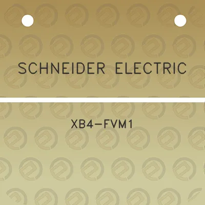 schneider-electric-xb4-fvm1