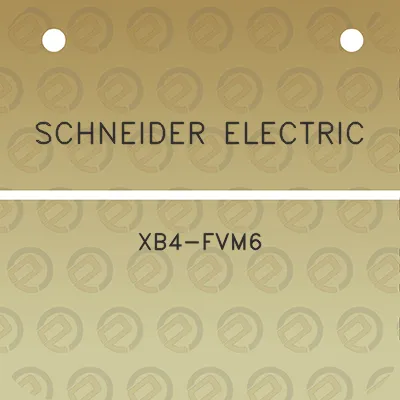 schneider-electric-xb4-fvm6