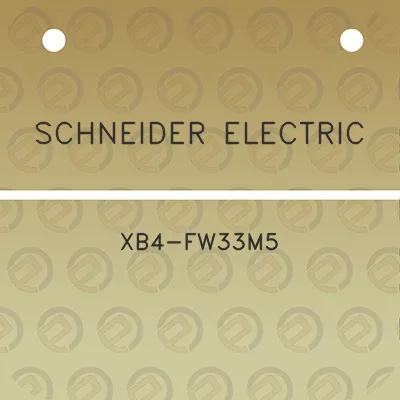 schneider-electric-xb4-fw33m5