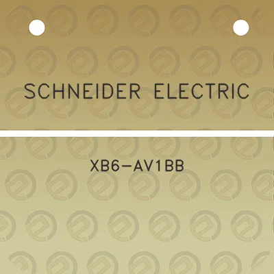 schneider-electric-xb6-av1bb