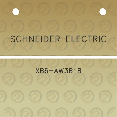 schneider-electric-xb6-aw3b1b