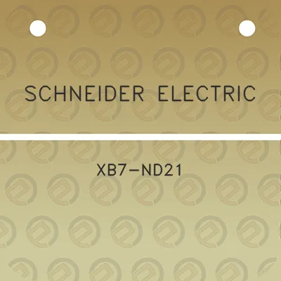 schneider-electric-xb7-nd21