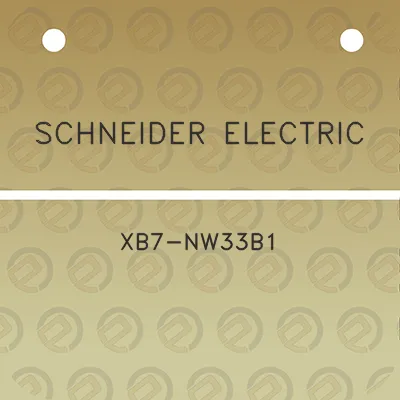 schneider-electric-xb7-nw33b1