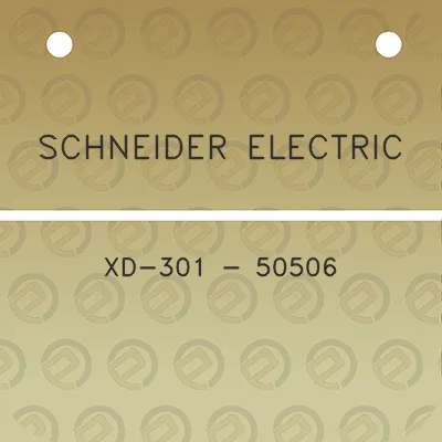 schneider-electric-xd-301-50506