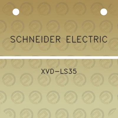 schneider-electric-xvd-ls35