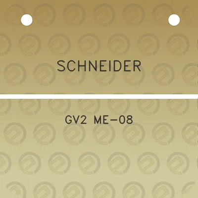 schneider-gv2-me-08