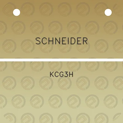 schneider-kcg3h