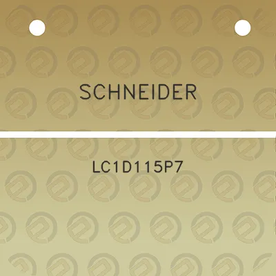 schneider-lc1d115p7