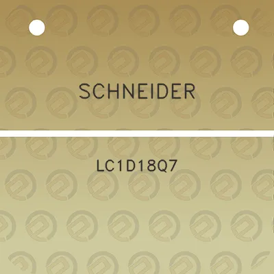 schneider-lc1d18q7