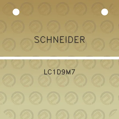 schneider-lc1d9m7