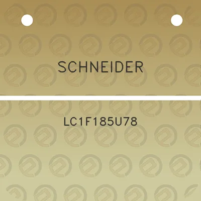 schneider-lc1f185u78