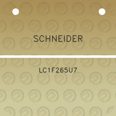 schneider-lc1f265u7