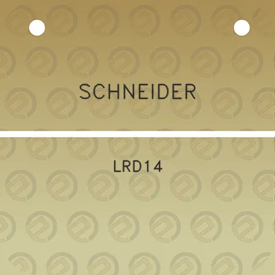 schneider-lrd14