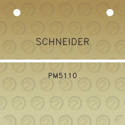 schneider-pm5110