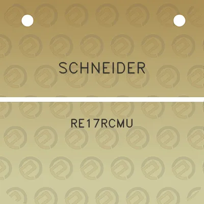 schneider-re17rcmu