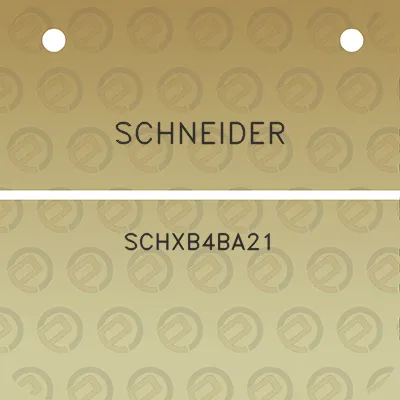 schneider-schxb4ba21