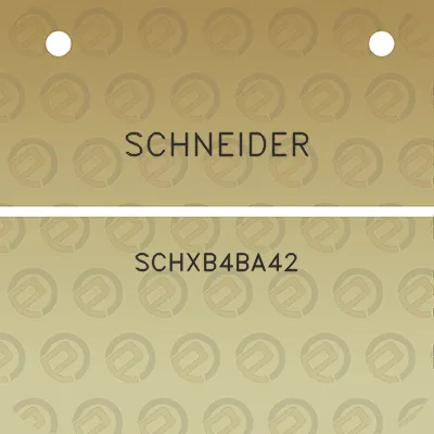 schneider-schxb4ba42