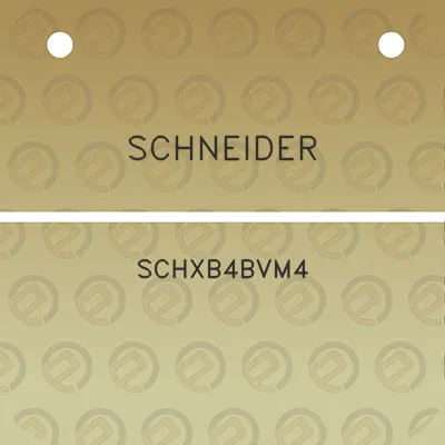 schneider-schxb4bvm4