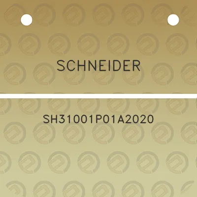 schneider-sh31001p01a2020