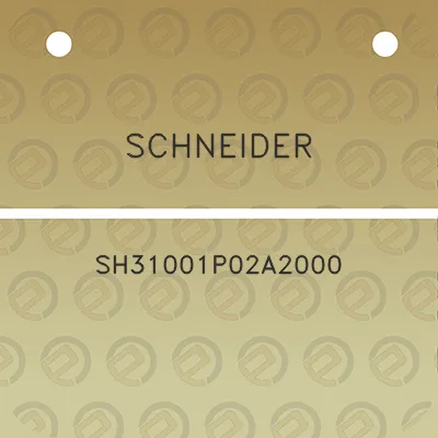 schneider-sh31001p02a2000