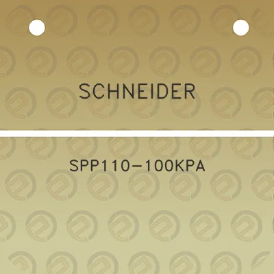 schneider-spp110-100kpa