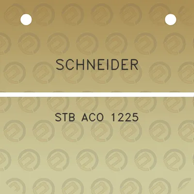 schneider-stb-aco-1225