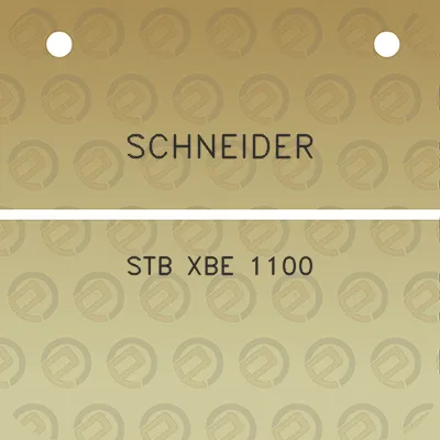 schneider-stb-xbe-1100