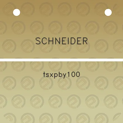 schneider-tsxpby100