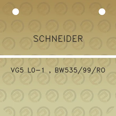 schneider-vg5-l0-1-bw53599ro