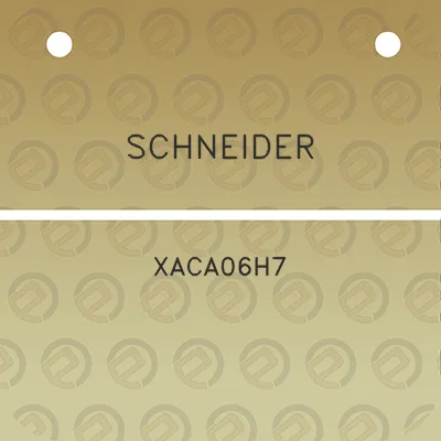 schneider-xaca06h7