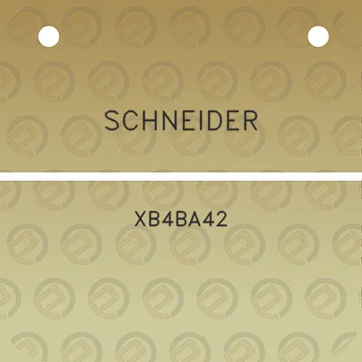 schneider-xb4ba42