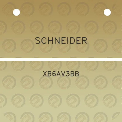 schneider-xb6av3bb