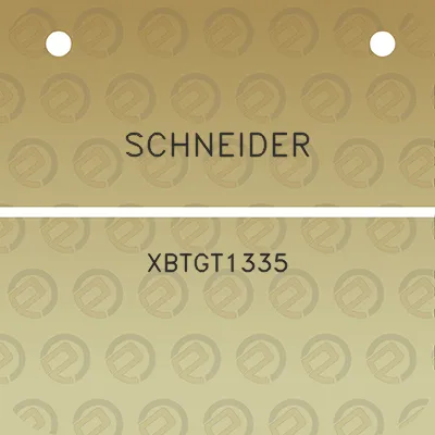 schneider-xbtgt1335