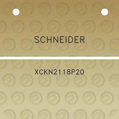 schneider-xckn2118p20