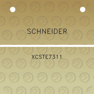 schneider-xcste7311