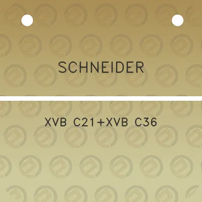 schneider-xvb-c21xvb-c36